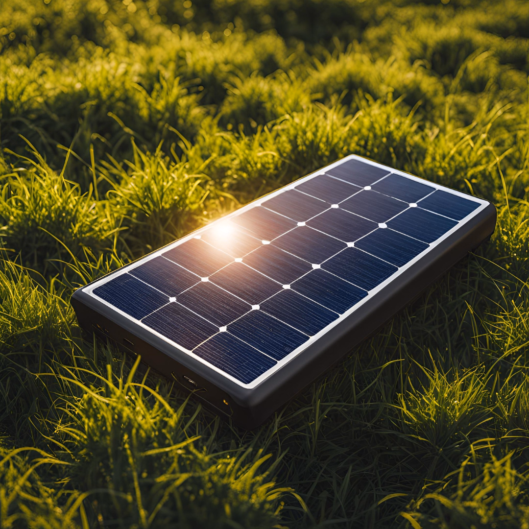 Imagen destacada de un cargador solar.